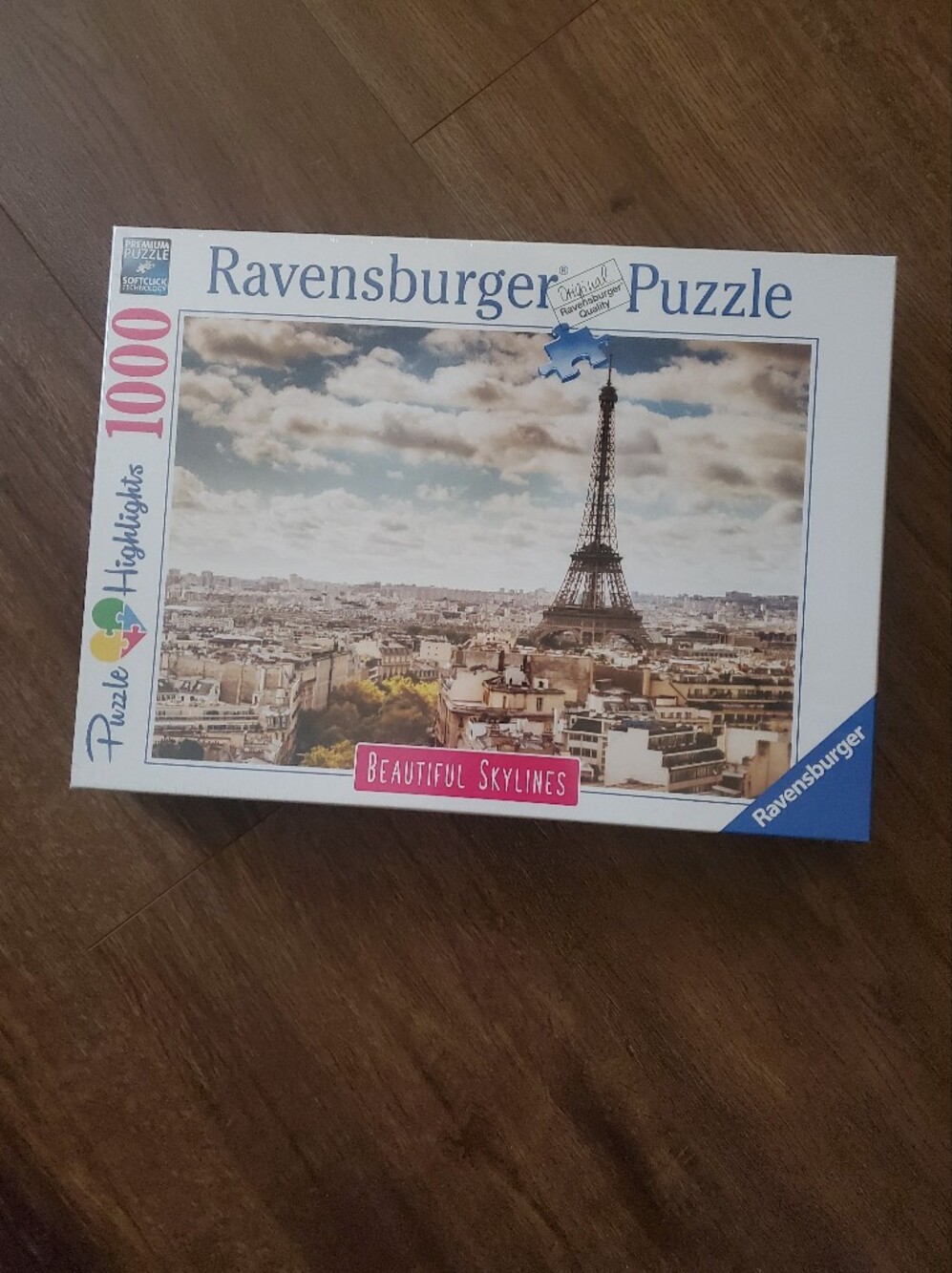 Ravensburger Beautiful Skylines Eiffel Tower Puzzle - 1000-piece - Never Opened